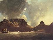 A View of the Cape of Good Hope,taken on the spot,from on board the Resolution,capt,coode,November 1772, unknow artist